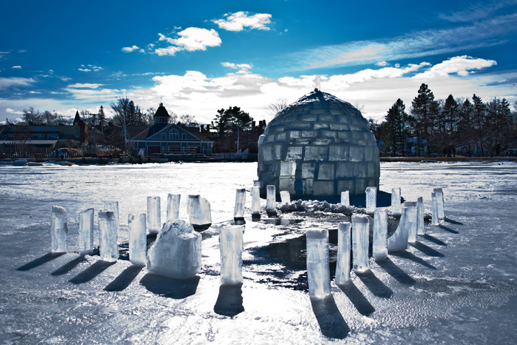 IGLOO
(Squamscott River - Exeter, NH - 02/15/2010)