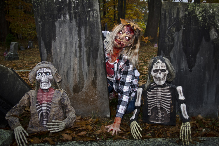 ZOMBIE COURTNEY
(Salisbury Cemetery - Salisbury, MA - 10/28/2020)