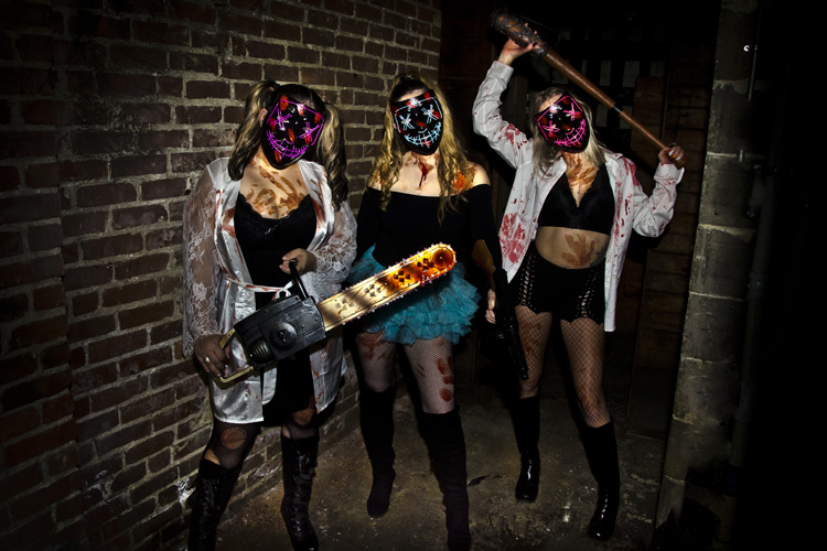 THE PURGE: DANAE, SABATINA, COURTNEY
(Santoro's - Peabody, MA - 11/01/2020)