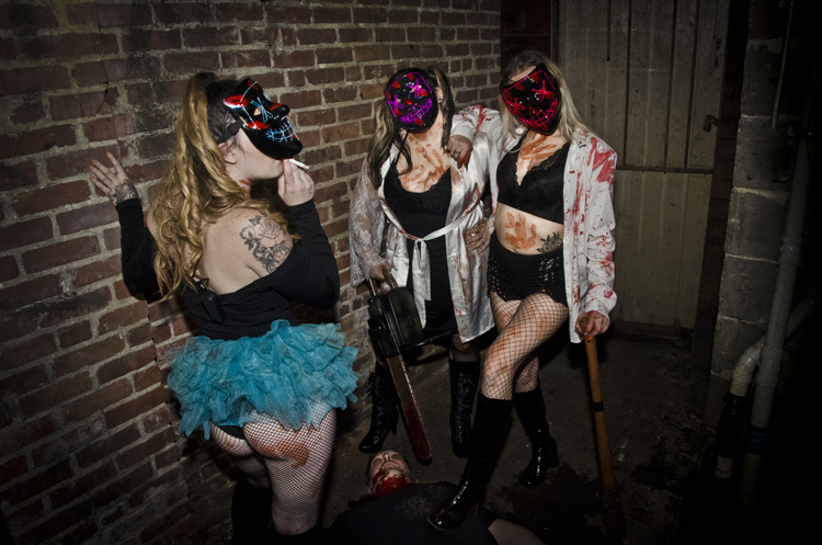 THE PURGE: SABATINA, DANAE, COURTNEY, SHAWN
(Santoro's - Peabody, MA - 11/01/2020)